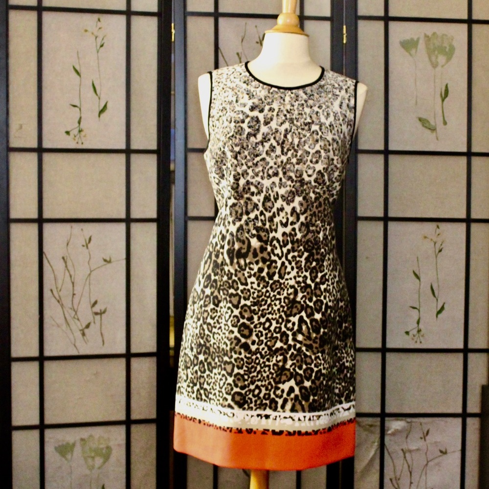 Kenneth Cole Animal Print Dress